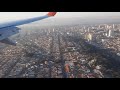 Aterrisando em Sao Paulo.  Landing in Sao Paulo Brazil GRU AIRPORT