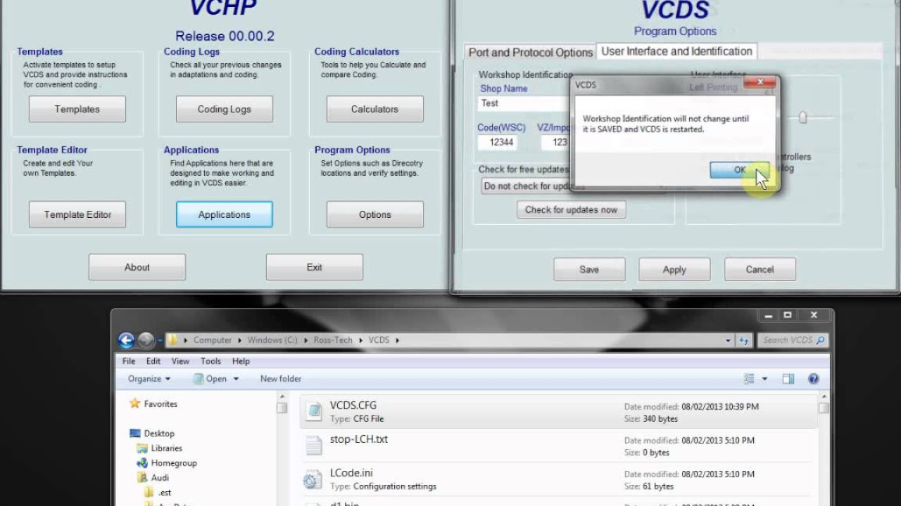 VCHP vs VCDS Options