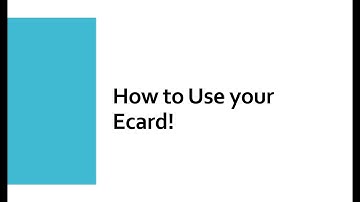 How to Use your Library eCard!