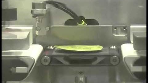 Pharmaceutical check weighing of blister by OCS Checkweighers   YouTube 360p