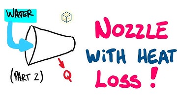 Nozzles with Heat Loss Question (2 of 2) | Output Velocity | Thermodynamics