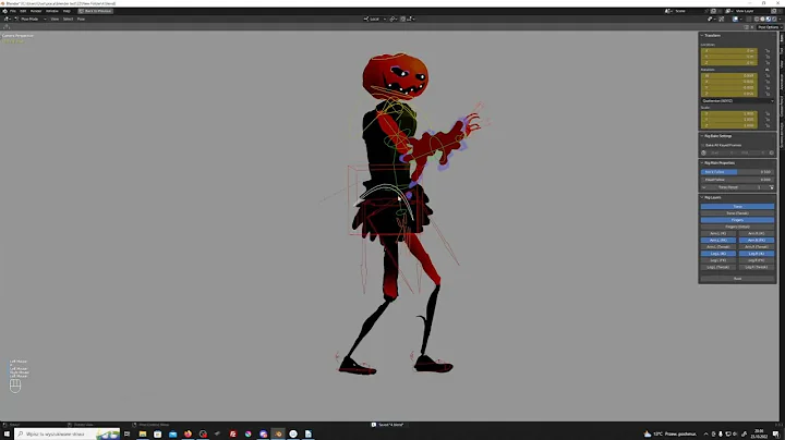 Rigging the greasepencil in Blender