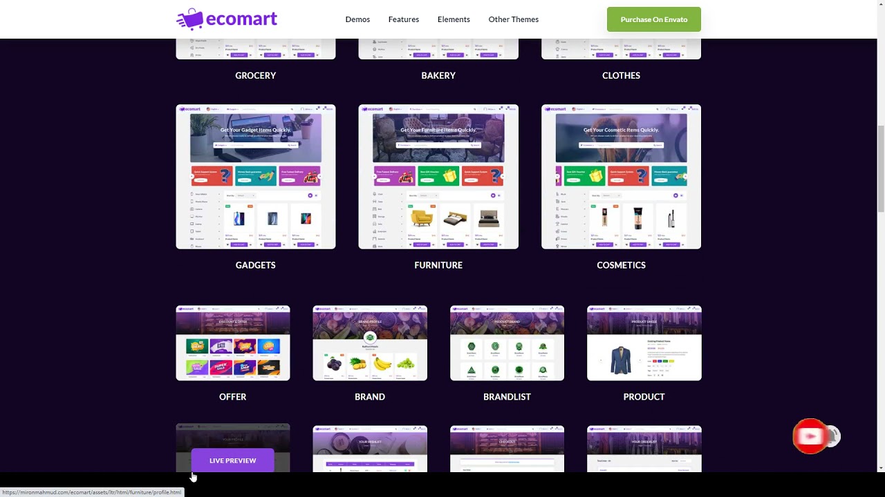 Ecomart - eCommerce HTML Template ecomart electronics