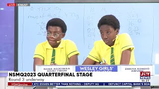 Wesley Girls SHS qualifies for the semi-finals of NSMQ after defeating Bishop Herman and Mpraeso SHS