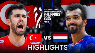 TURKIYE 🇹🇷 vs NETHERLANDS 🇳🇱 | Highlights | Men's Volleyball World Championship 2025