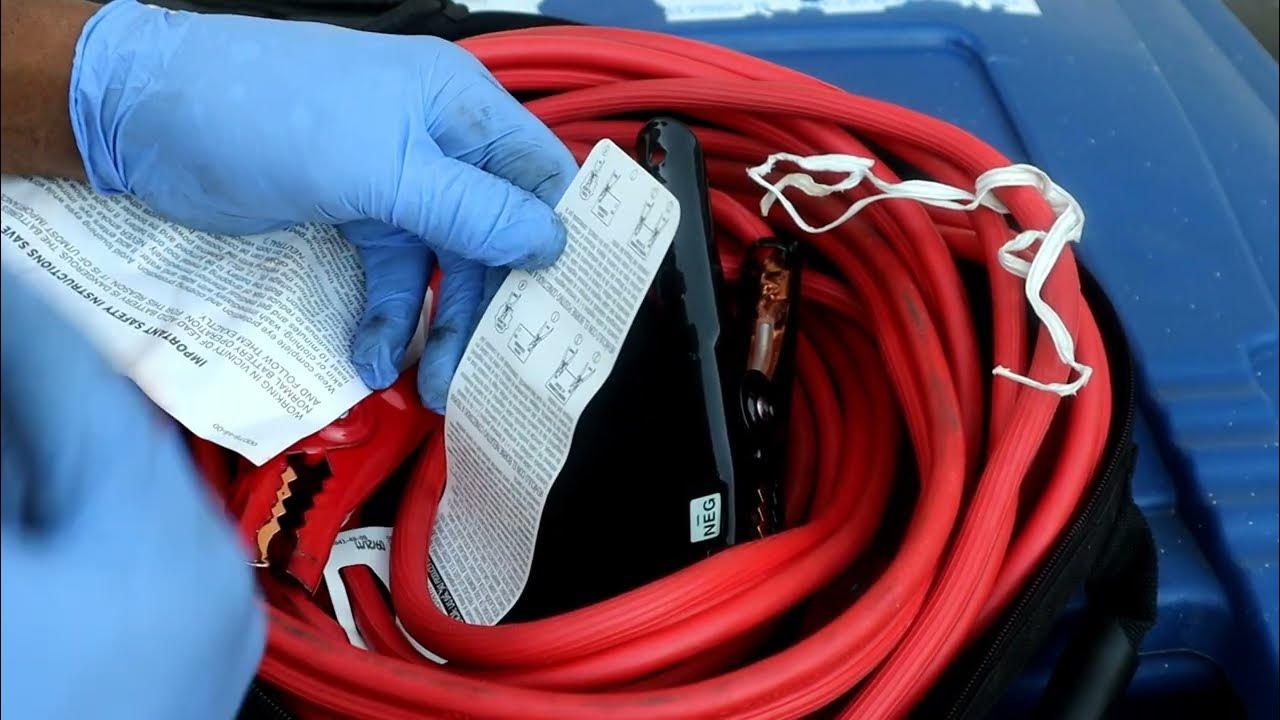 How to use jumper cables on car battery YouTube