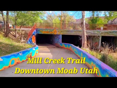 Fat Tad Recumbent Trike on Mill Creek Trail Downtown Moab Utah