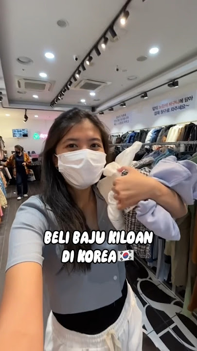 BELI BAJU KILOAN DI KOREA🇰🇷 #busan #korea #koreanclothes #koreantrip #aviranisha #koreantravel