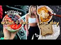What I Eat in a DAY VLOG! simple &amp; sustainable + supplements I take everyday!