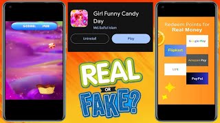 Girl Funny Candy Day Real Or Fake - Girl Funny Candy Day App - Girl Funny Candy Day Game screenshot 1