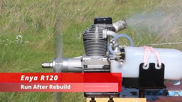 Enya R120-4C Run After Rebuild