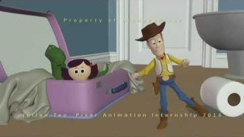 |TOY STORY| Woody Test Animation with Sound Part 19