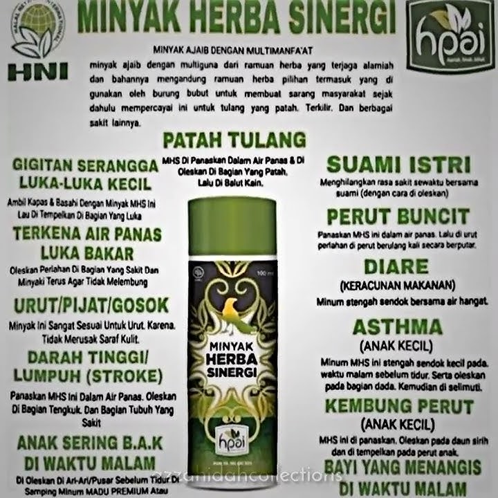 Minyak Herbal Sinergi - HNI HPAI