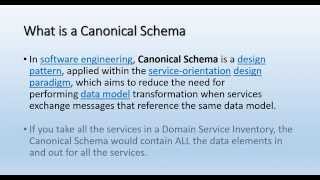 Udemy SOA Canonical Schema