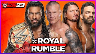 FATAL 4 WAY - WWE Royal Rumble 2024 - WWE 2K23 Gameplay