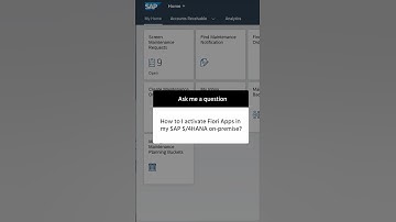 How to activate Fiori Apps in SAP S/4HANA system? #sapfiori #activation #s4hana