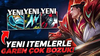 YENİ İTEMLERLE GAREN ARTIK DAHA GÜÇLÜ OLDU  SEZON 13DE BU İTEMLER AŞIRI BOZUK 