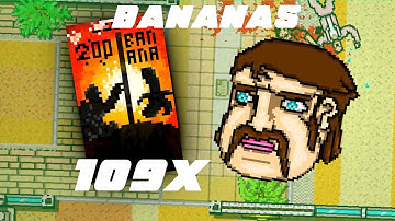 Bananas - 109x Combo, All Guns Disarmed - A Hotline Miami 2 Level Editor Single Level