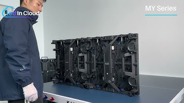 MY500 Rental LED Screen Quick Lock Demonstration | Fast & Easy Installation