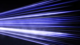 Soothing Screensaver Blue White Light Lines Motion Background 4K