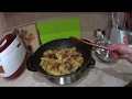 Картошка жареная с мясом.  Секрет приготовления .