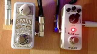 TC Electronic Spark Mini Booster VS Mooer Pure Boost