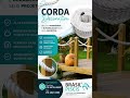 Nossa corda decorativa branca é perfeita para projetos decorativos, áreas externas, decks, lagos