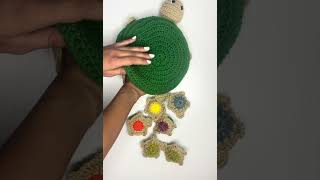 Adorable Crochet Turtle Sensory Memory Game!!