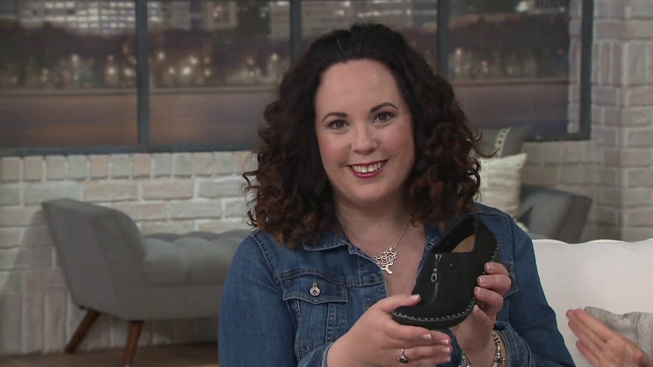 Earth Leather Slip-on Shoe w/ Front Zipper - Callisto on QVC