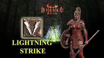 Diablo 2 Fury Within Lightning Strike Amazon dọn quái diện rộng