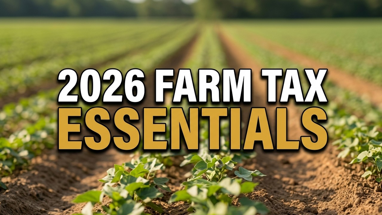 Thumbnail for 2026 Farm Tax Essentials: Webinar #2