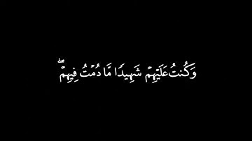 ما قلت ما امرتني به | محمد الغزالي - الأية 117 من سورة المائدة 🎧 ( كروما سوداء )