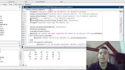 software de ingenieria, tercer semestre, practica 2, generar una matriz de manera aleatoria. UNAD