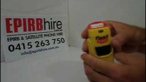 How to activate a Kannad/McMurdo EPIRB (PLB)