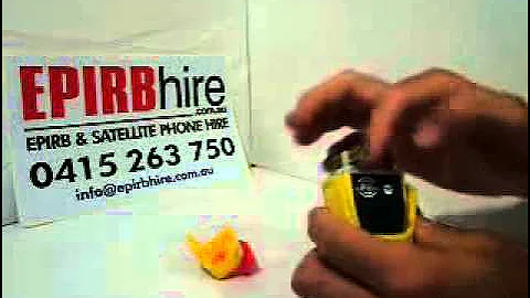 How to activate a Kannad/McMurdo EPIRB (PLB)