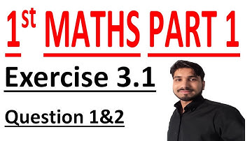 FSC math part1,1styearmath part1,ICS mathpart1,C #3Lec1Ex3.1QuestionNo1&2 Matrices and Determinants