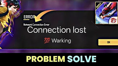 How to solve connection lost problem in free fire Max,Kese Thik Karen Connection Lost Problem ko ,🤔