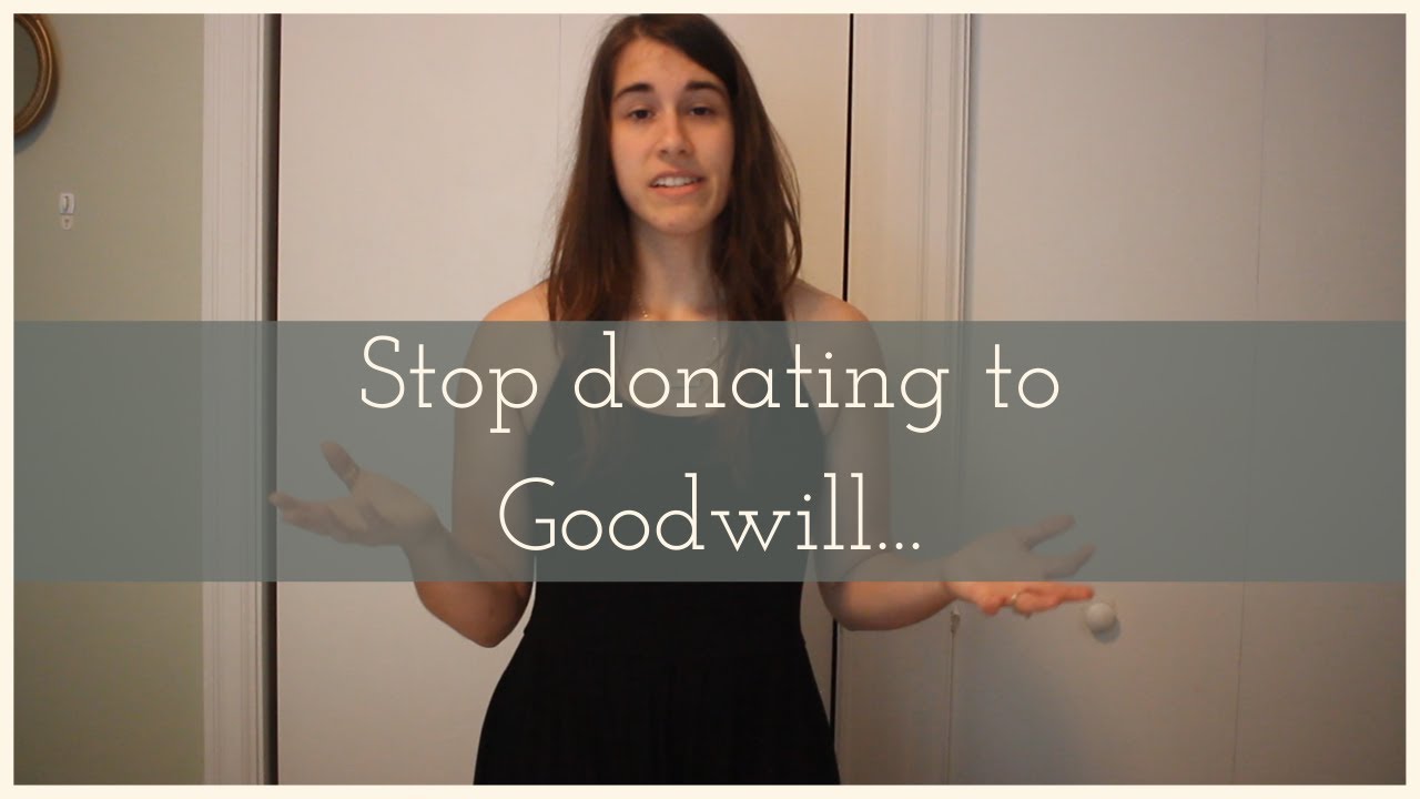 What Happens When You Donate to Goodwill? Sustainable minimalism