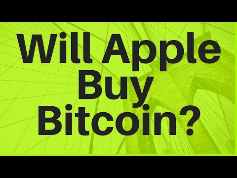 Will Apple Buy Bitcoin?