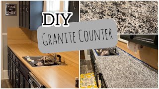 Do it Yourself Granite Counters // Kitchen Remodel