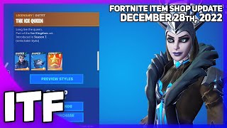 ICE QUEEN IS BACK! Fortnite Item Shop [December 28th, 2022] (Fortnite Battle Royale) Resimi