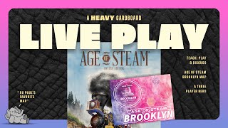 Age of Steam - Brooklyn - 4p Teaching, Play-through, & Round table by Heavy Cardboard