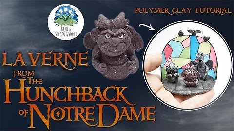 Laverne from The Hunchback of Notre Dame - Gargoyles Polymer Clay Tutorial