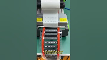 GAOFE heat shrink tube label printer #printer #thermaltransfer #heatshrink www.dggaofe.com