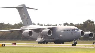 US Air Force C-17 Globemaster landing by DJAM87 643 views 3 years ago 3 minutes, 25 seconds