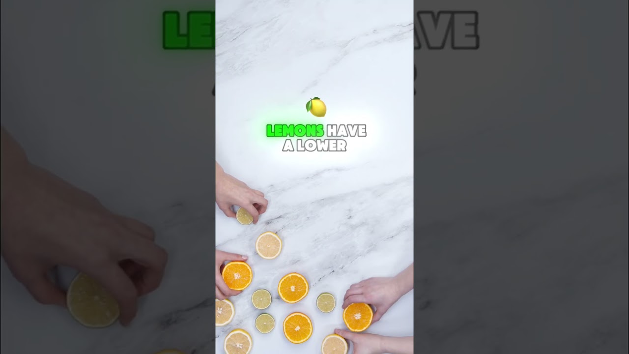 Why Do Lemons Float and Limes Sink?