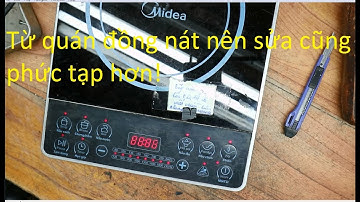 Bếp từ cắm điện kêu tít,sáng đèn rồi không làm gì được nữa!
