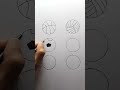 How to draw balls shorts youtubeshorts short.
