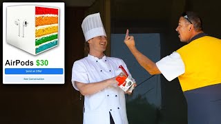Thumbnail for Selling items on Facebook Marketplace BUT it's Cake