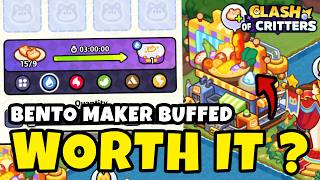 They FIXED The Bento Maker! Is It Finally WORTH It | Clash Of Critters